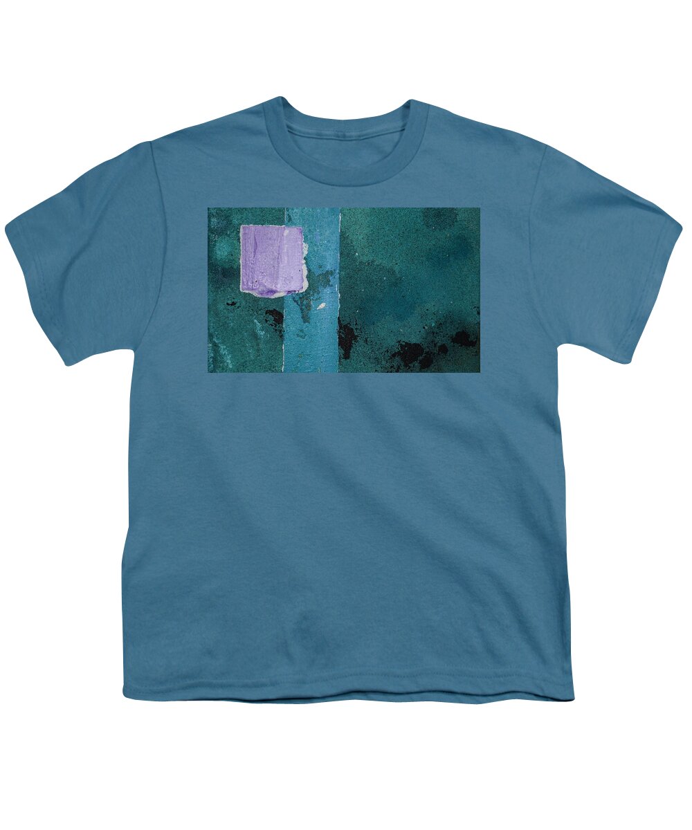 Lyrical Abstract Series Youth T-Shirt featuring the painting SAGA 3b by Eduard Meinema