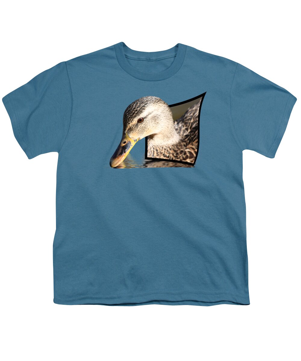 Duck Youth T-Shirt featuring the photograph Seeking Water by Shane Bechler