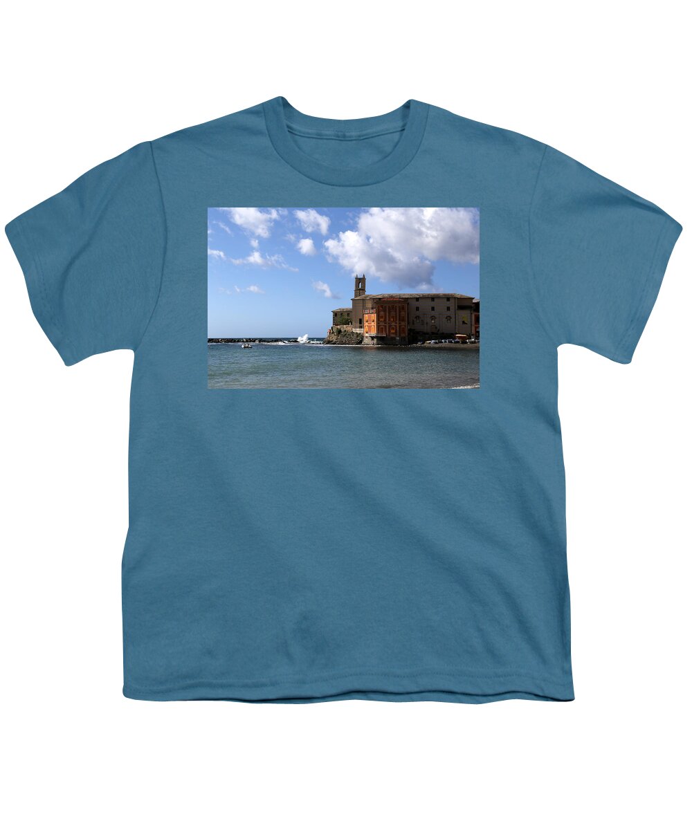 Sestri Levante Youth T-Shirt featuring the photograph Sestri Levante 2 by Andrew Fare