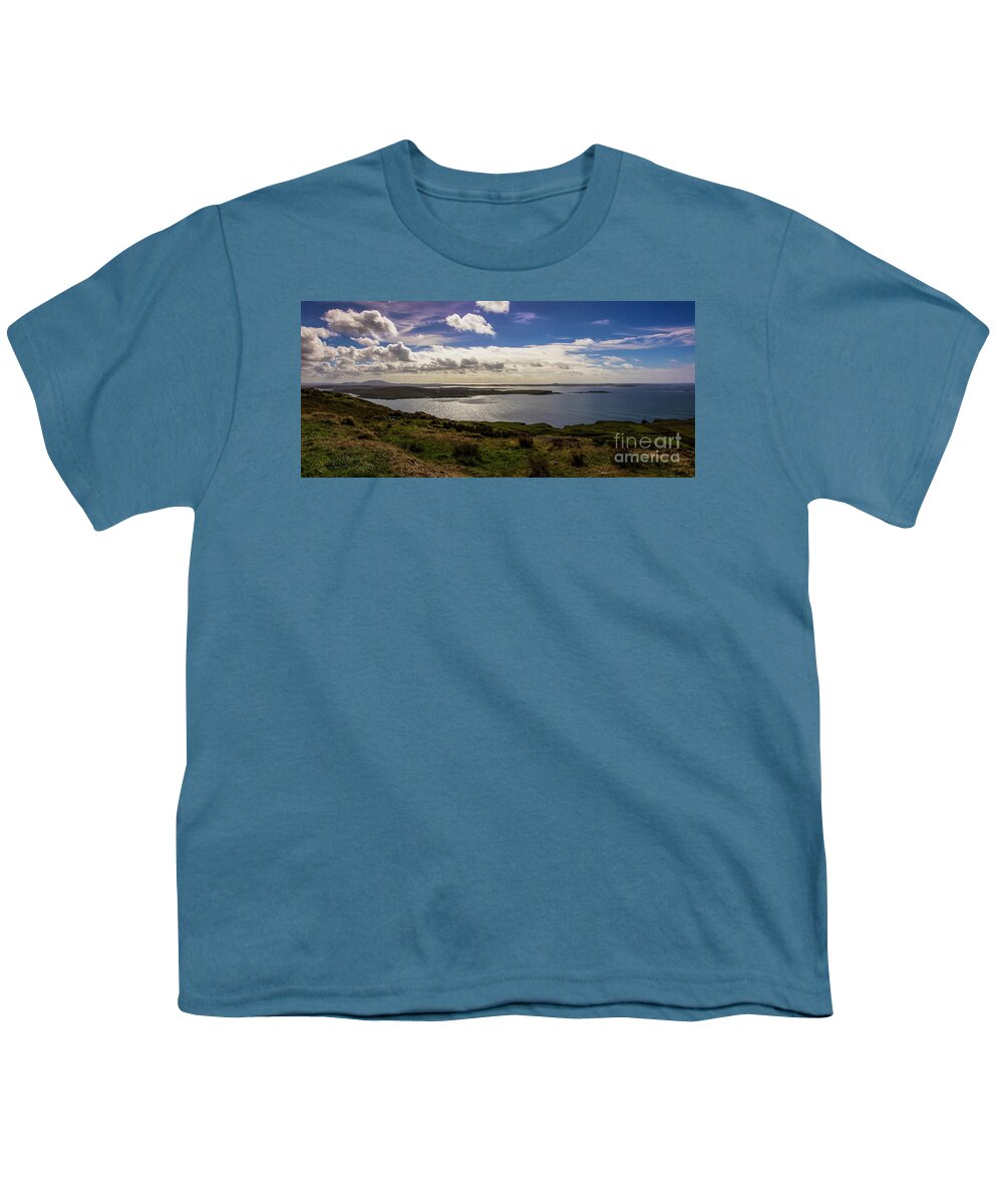Europe Youth T-Shirt featuring the photograph Sky Road in Clifden by Agnes Caruso