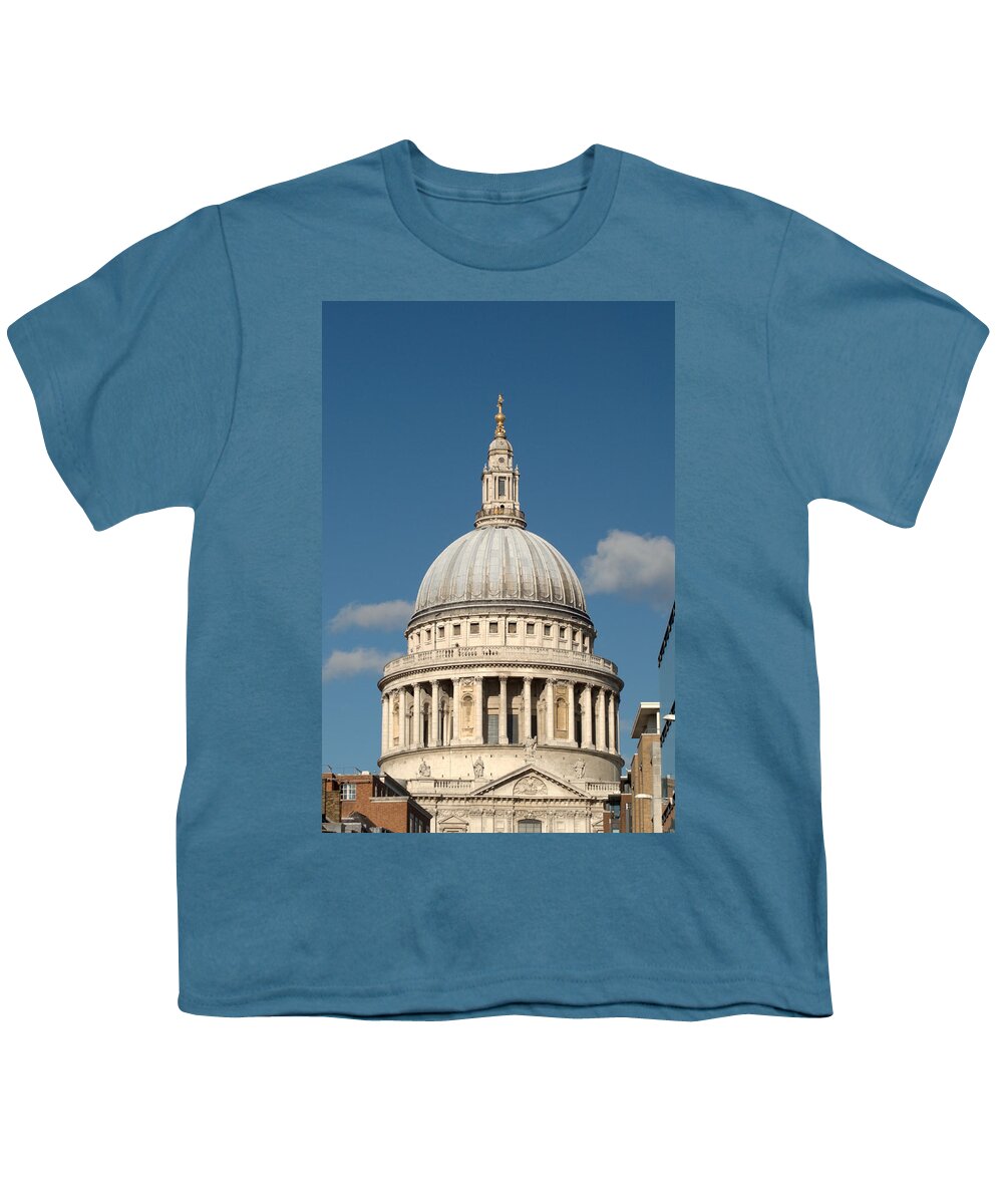 St Pauls Youth T-Shirt featuring the photograph St Pauls Cathedral from the South by Chris Day