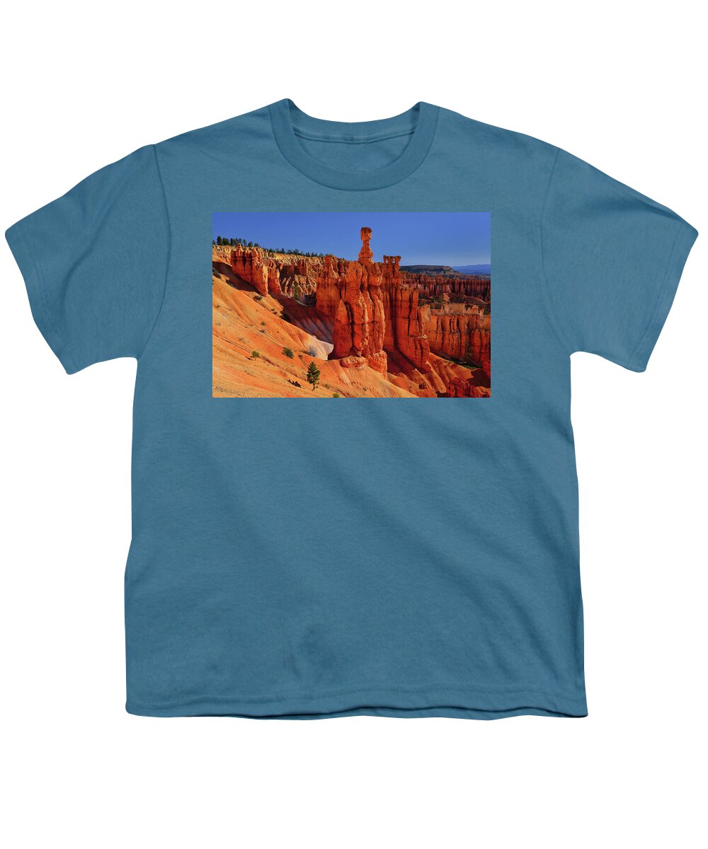 Bryce Canyon Youth T-Shirt featuring the photograph Thor's Hammer by Greg Norrell