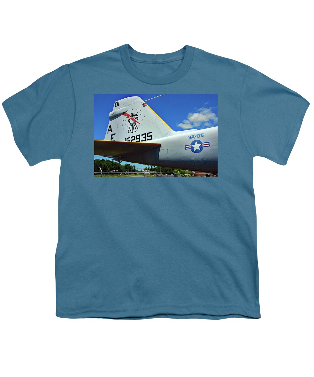 Aviation Youth T-Shirt featuring the photograph 'Thunderbolts' by John Schneider