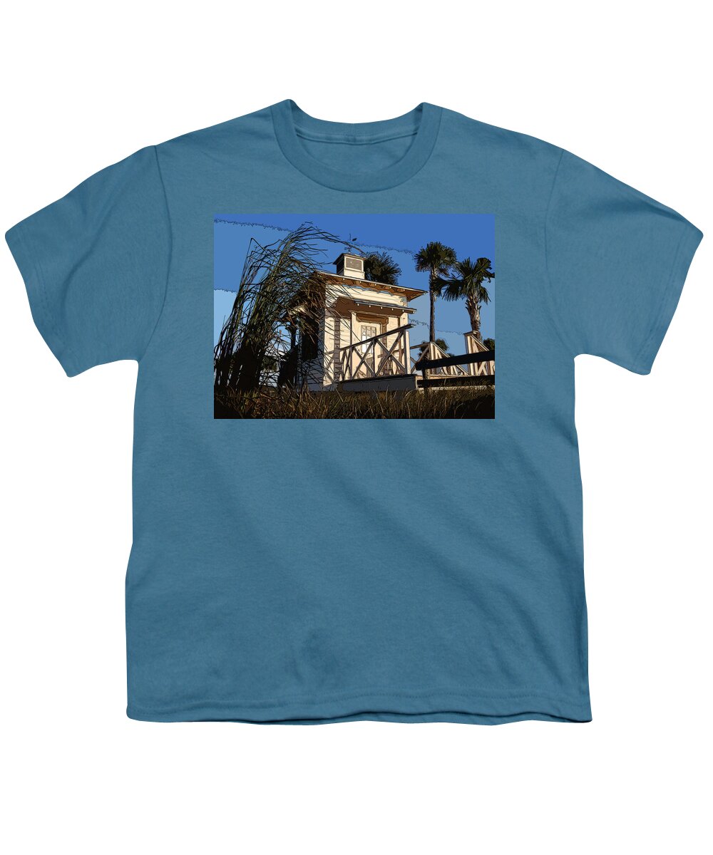 Architecture Youth T-Shirt featuring the photograph Tollhouse by James Rentz