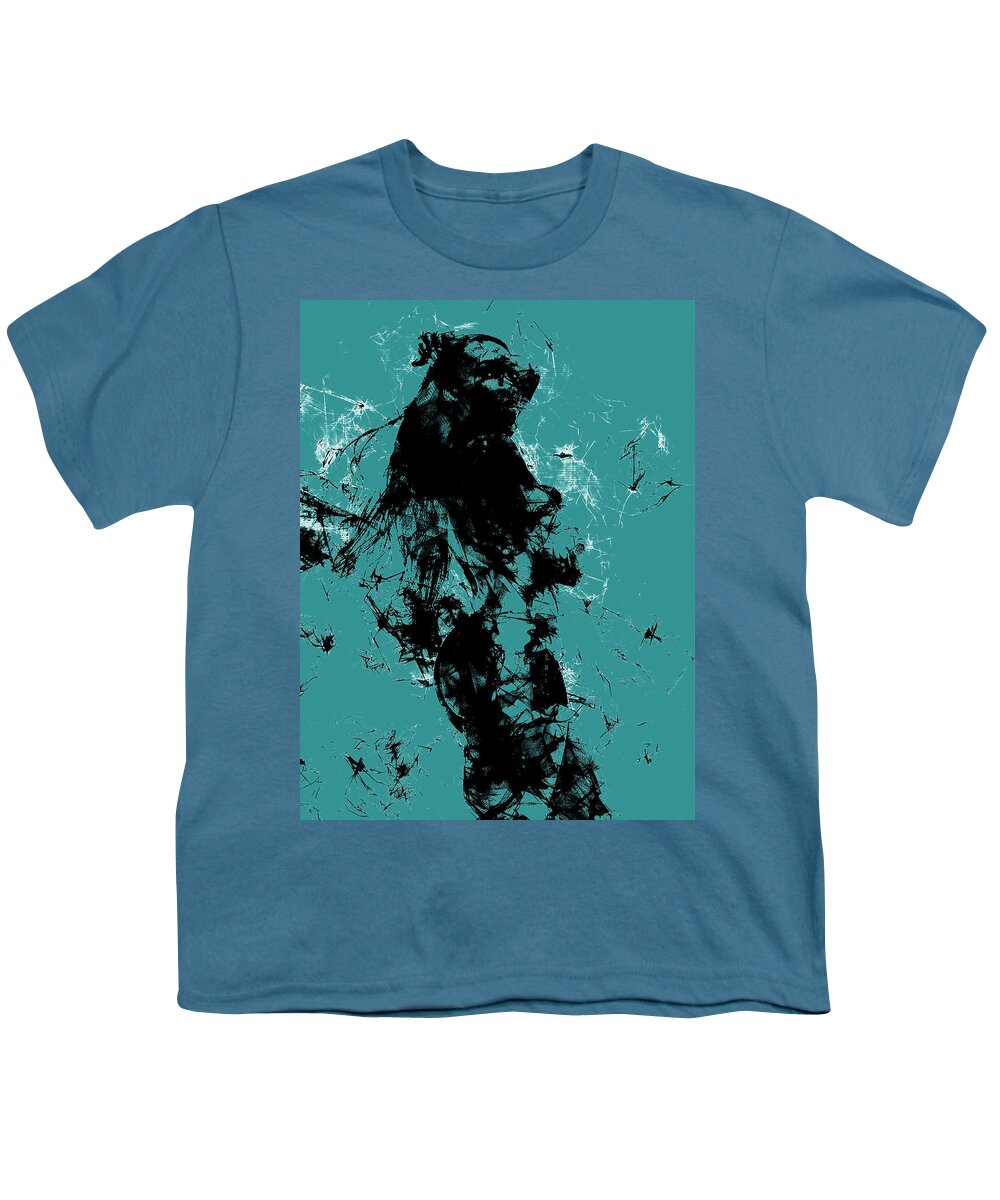 Venus Williams Youth T-Shirt featuring the painting Venus Williams 4f by Brian Reaves