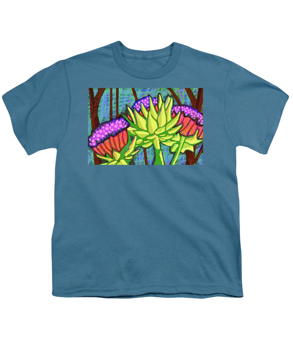 Desert Youth T-Shirt featuring the digital art Violet Crowns by Rod Whyte