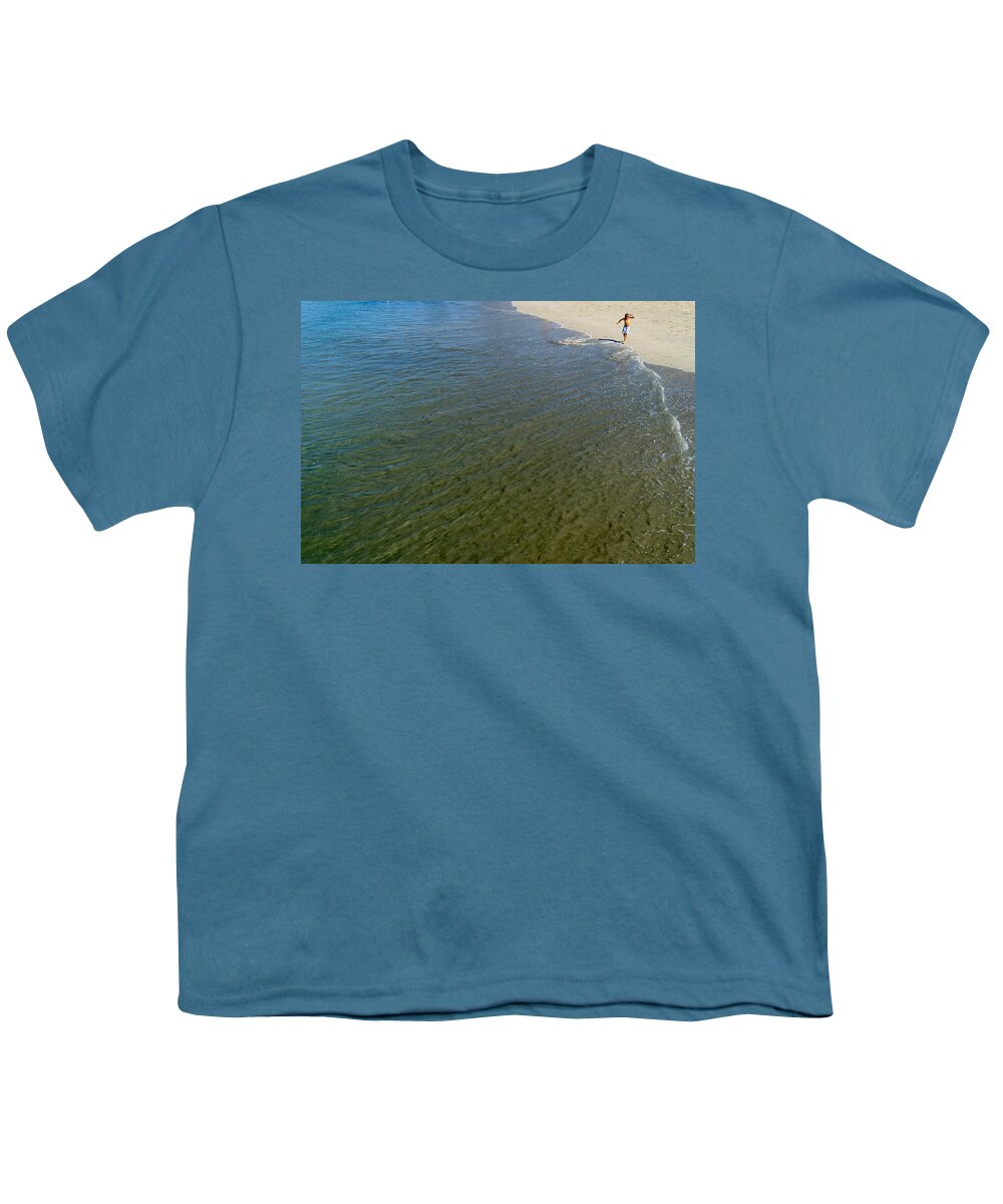 Water Youth T-Shirt featuring the photograph Water's Edge by Derek Dean