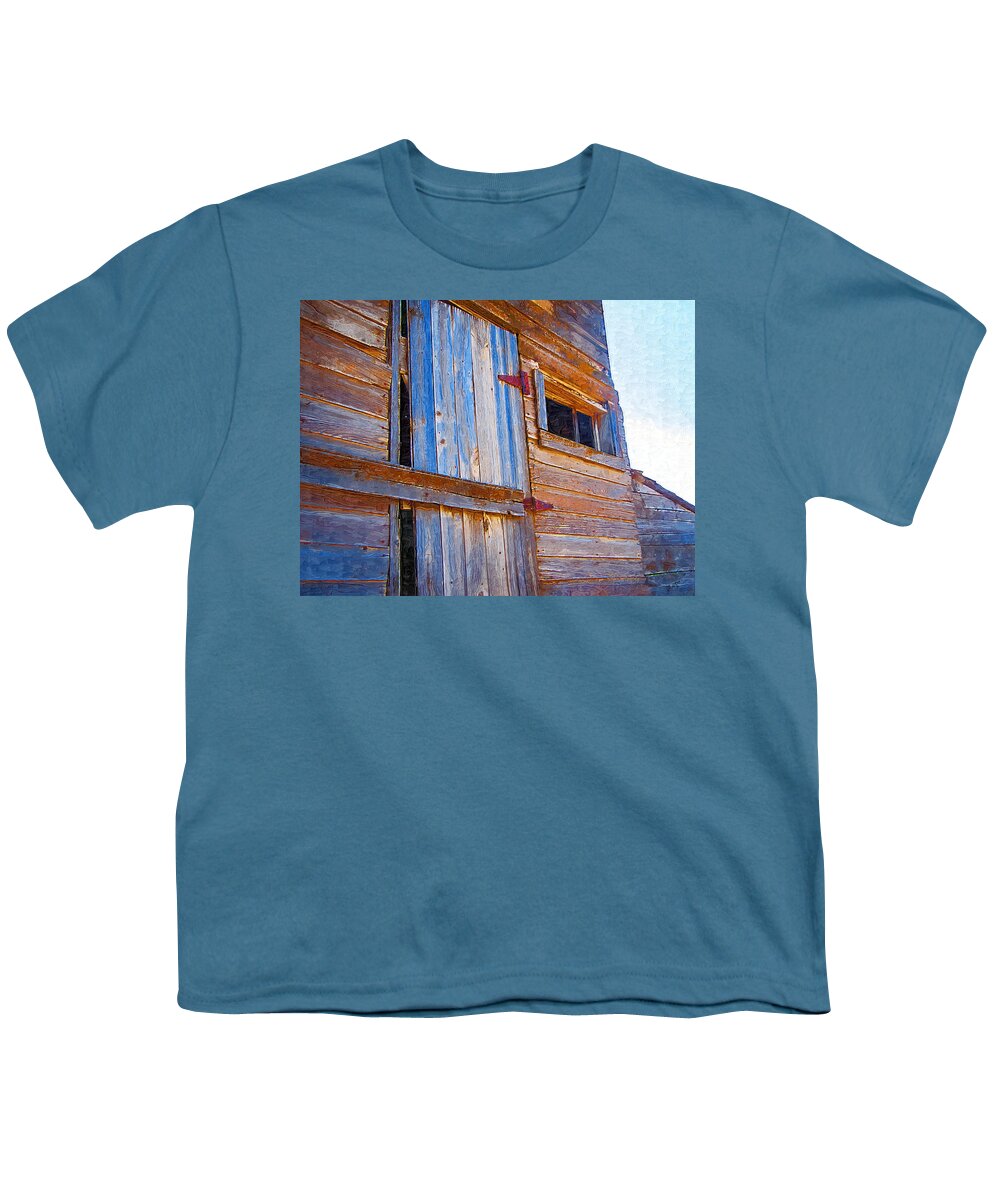 Window Youth T-Shirt featuring the photograph Window 3 by Susan Kinney
