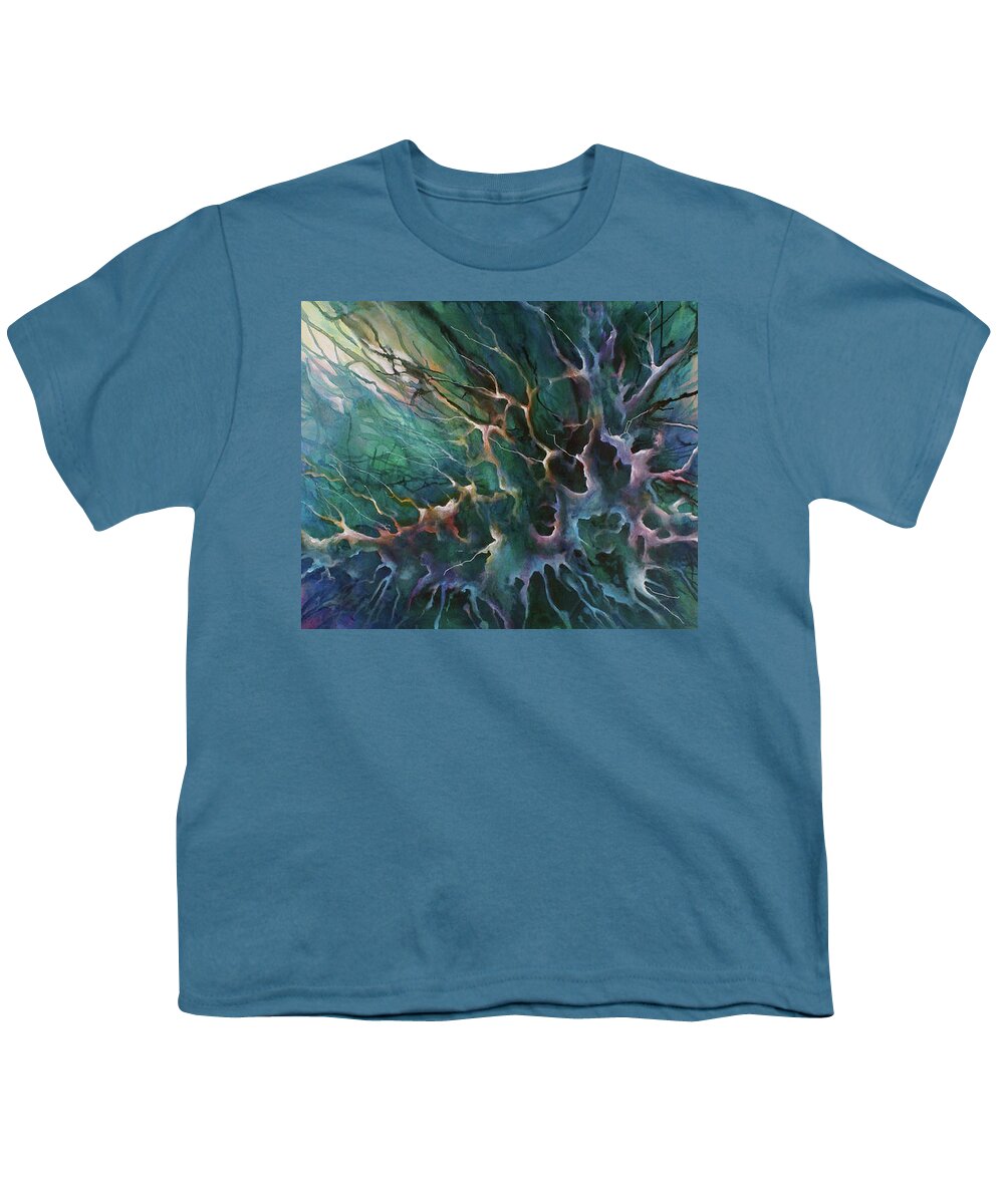 Abstract Youth T-Shirt featuring the painting Daydream by Michael Lang