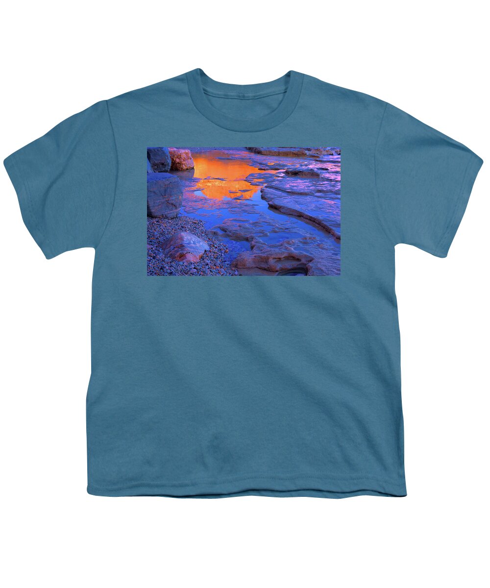 Water Youth T-Shirt featuring the photograph Beach rock by Giovanni Allievi