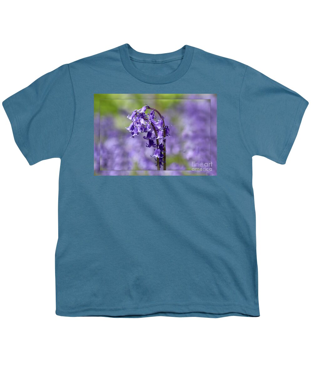 Bluebells Youth T-Shirt featuring the photograph Bluebells by Lynn Bolt