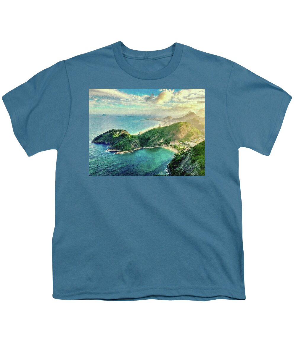Guanabara Bay Youth T-Shirt featuring the photograph Guanabara Bay by Jill Love