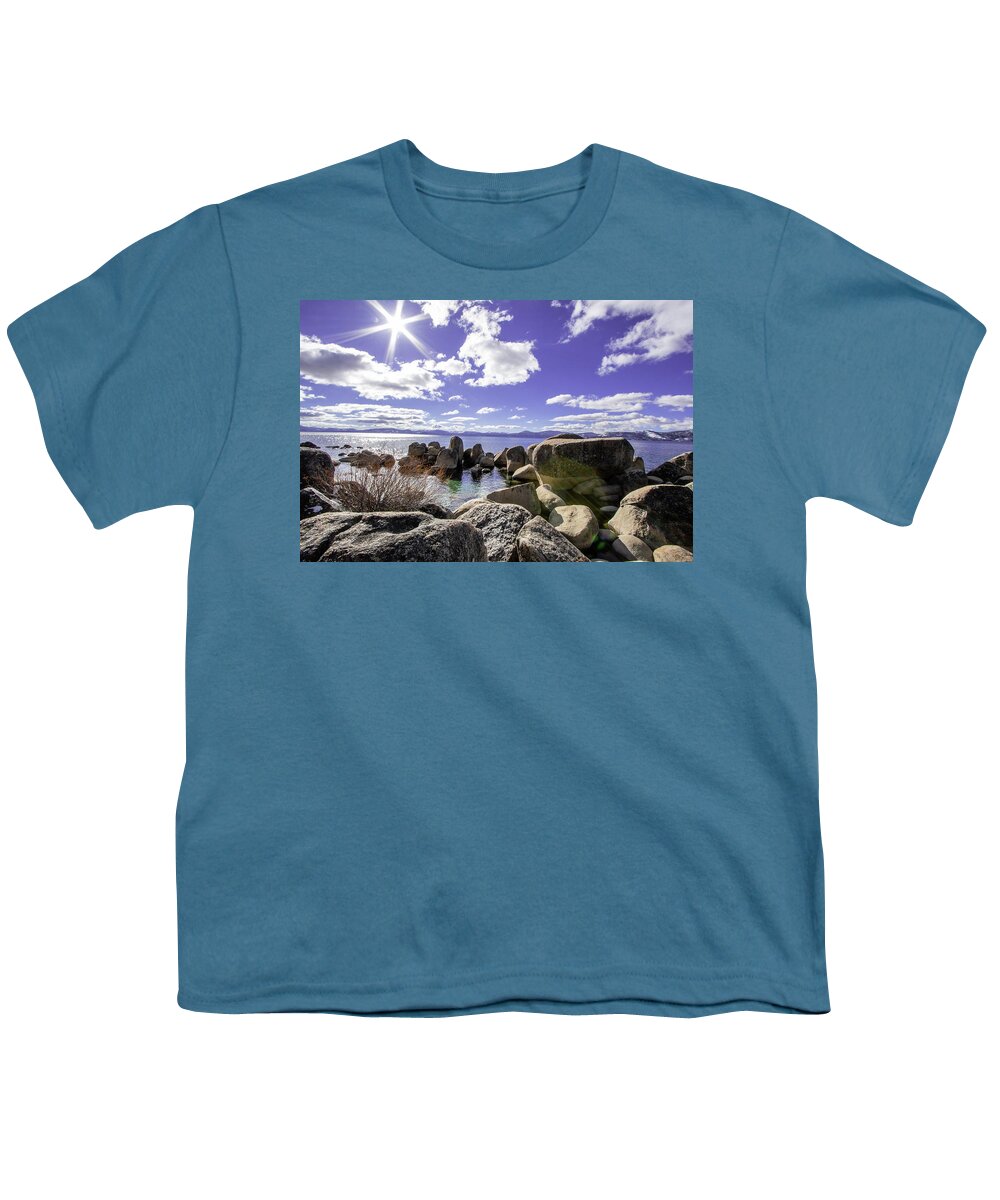 Lake Tahoe Water Youth T-Shirt featuring the photograph Lake Tahoe 4 by Rocco Silvestri