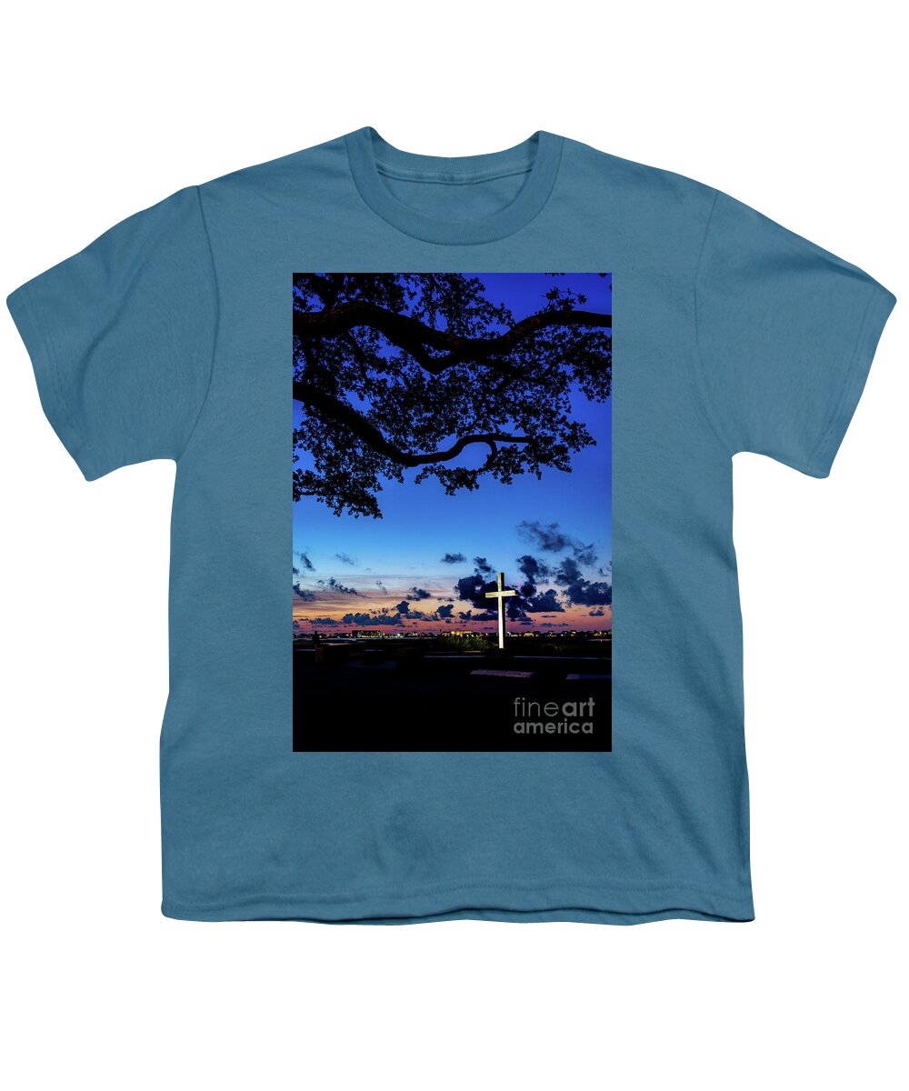 Murrells Inlet Youth T-Shirt featuring the photograph Murrells Inlet South Carolina by David Smith