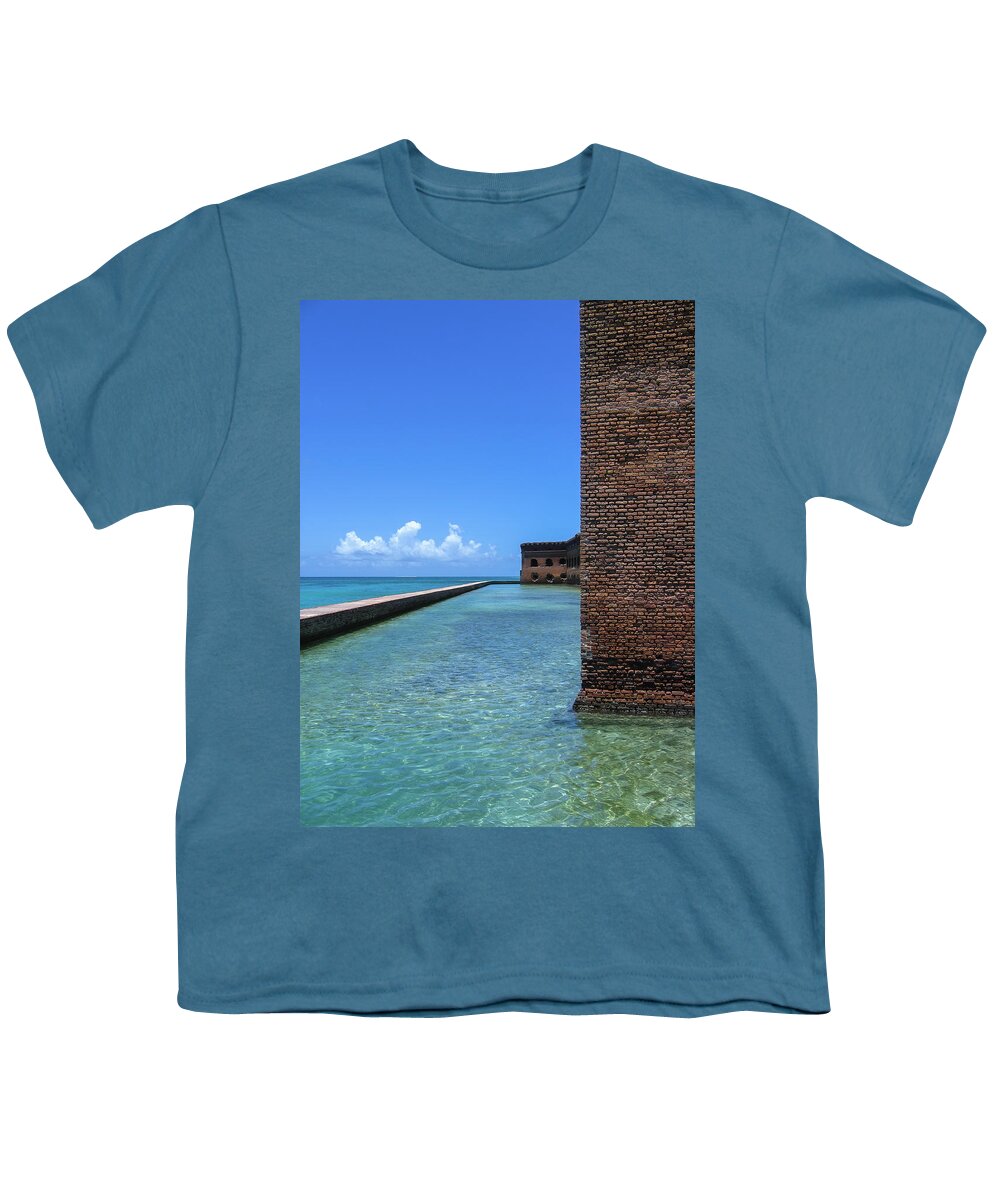 Ocean Youth T-Shirt featuring the photograph On The Edge by Ginger Stein