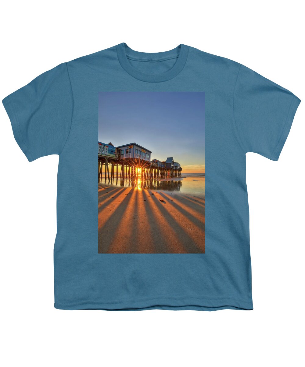 Oob Youth T-Shirt featuring the photograph OOB Pier by Juergen Roth