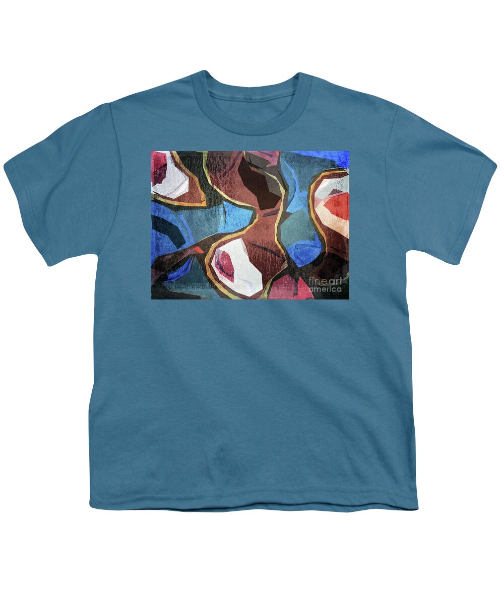 Rough Youth T-Shirt featuring the digital art Rough Forms by Phil Perkins