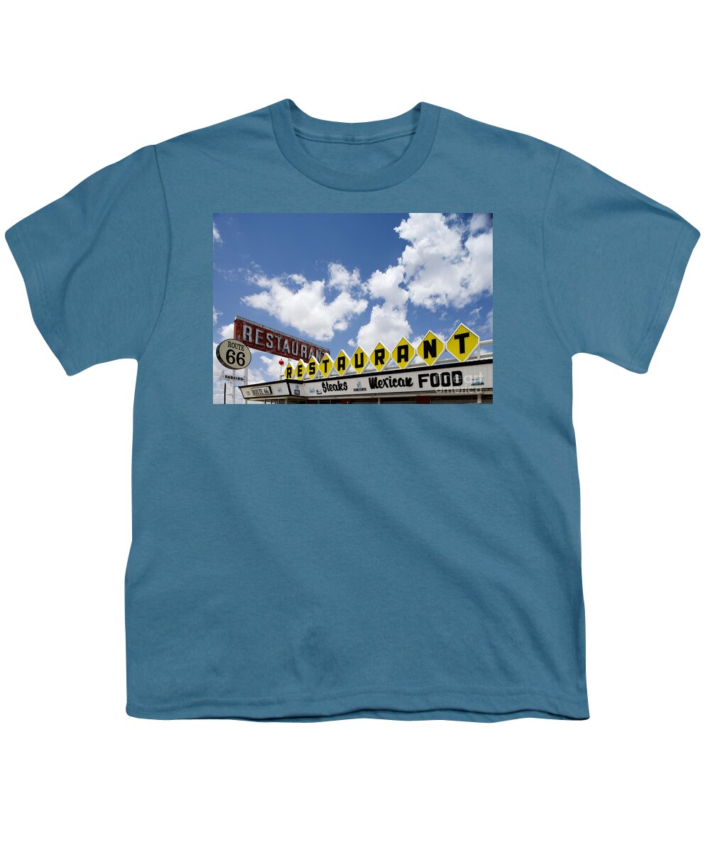 2006 Youth T-Shirt featuring the photograph Route 66 Restaurant by Carol Highsmith