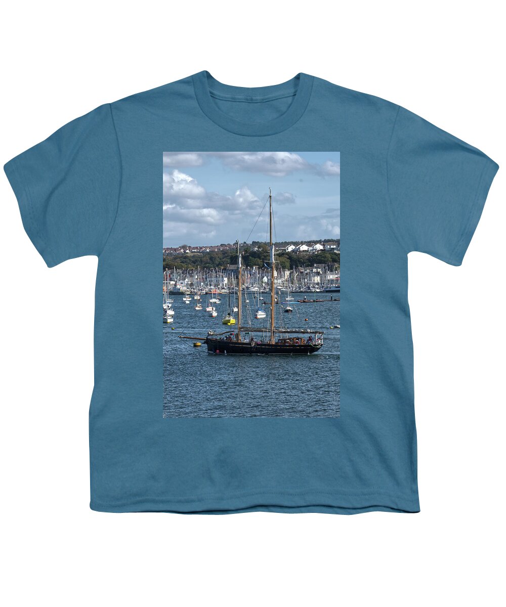 Spirit Of Falmouth Youth T-Shirt featuring the photograph Spirit Of Falmouth by Chris Day