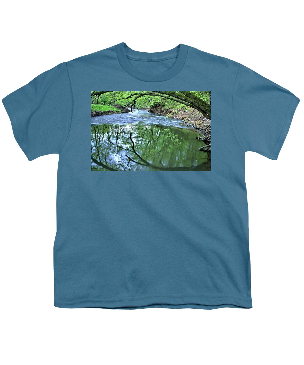 River Youth T-Shirt featuring the photograph Under the Bough by Bonfire Photography