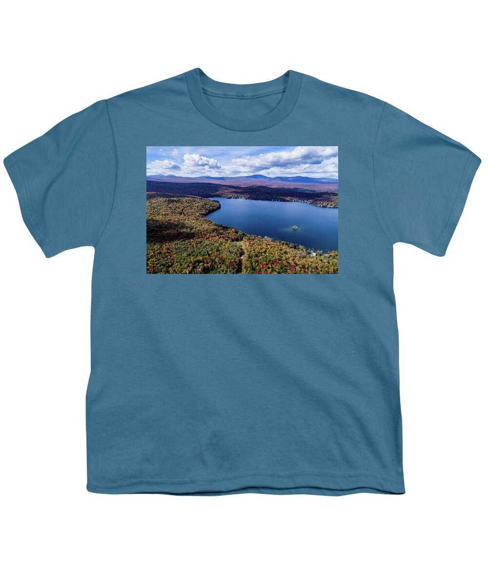 Vermont Photography Youth T-Shirt featuring the photograph Maidstone Lake Vermont #2 by John Rowe