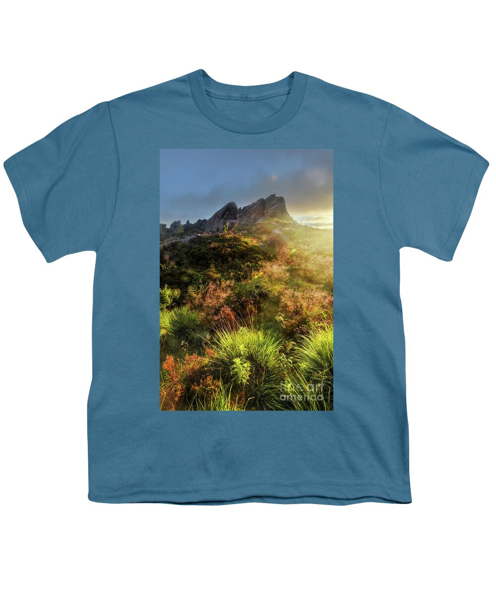 Outdoor Youth T-Shirt featuring the photograph Ramshaw Rocks 25.0 by Yhun Suarez