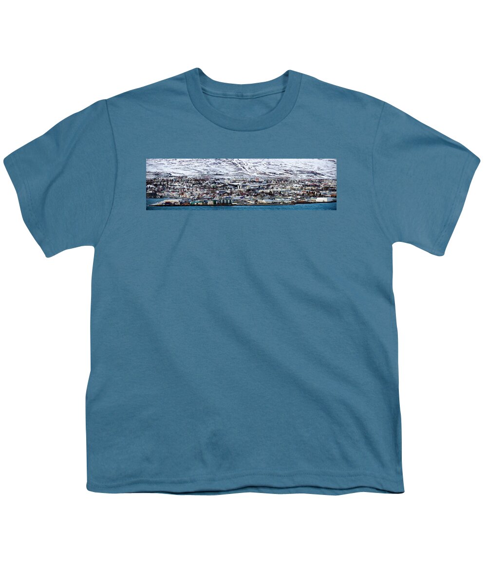 Northern Youth T-Shirt featuring the photograph Akureyri by Robert Grac