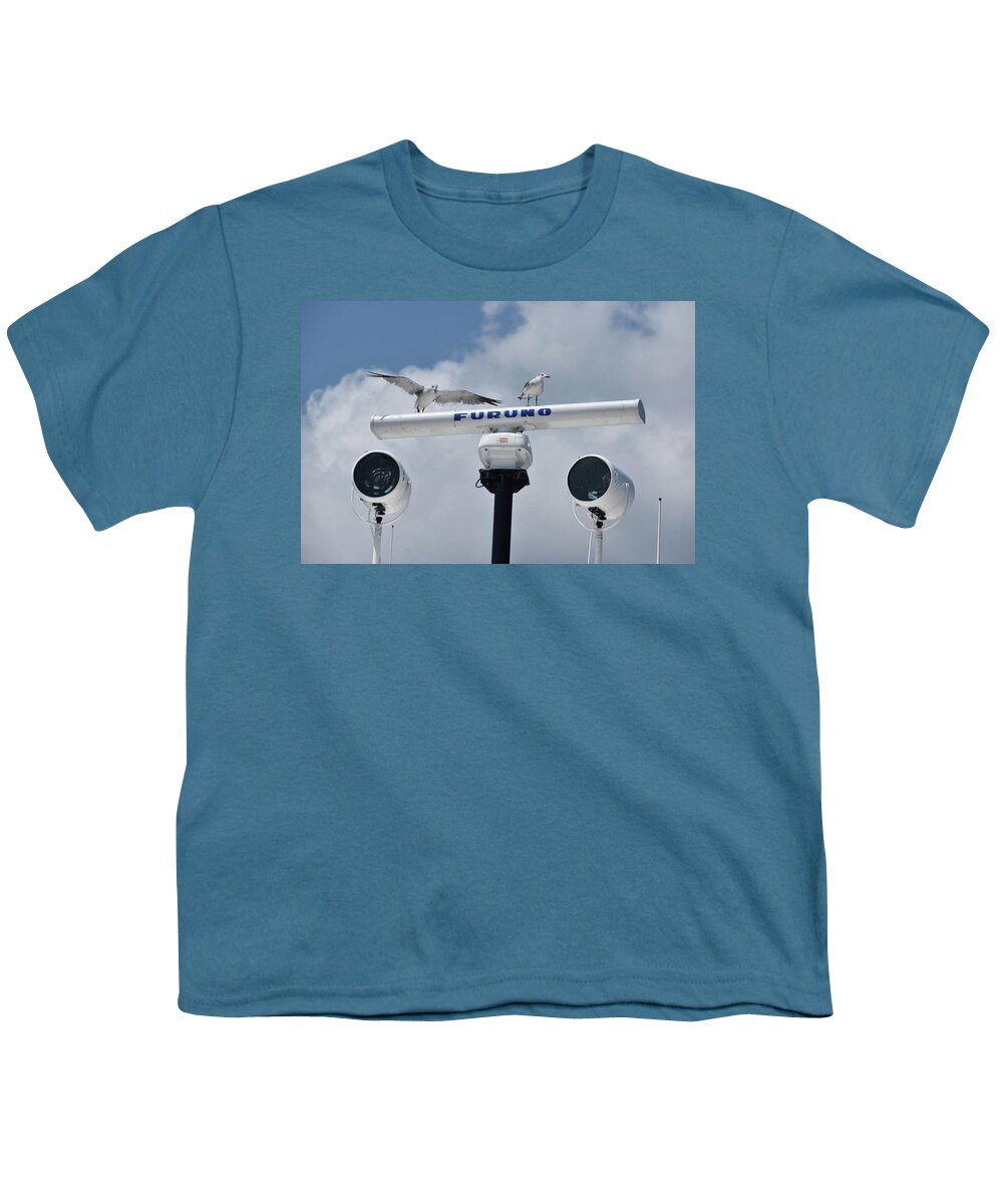 Sea Gulls Youth T-Shirt featuring the photograph Always Look Up by Roberta Byram