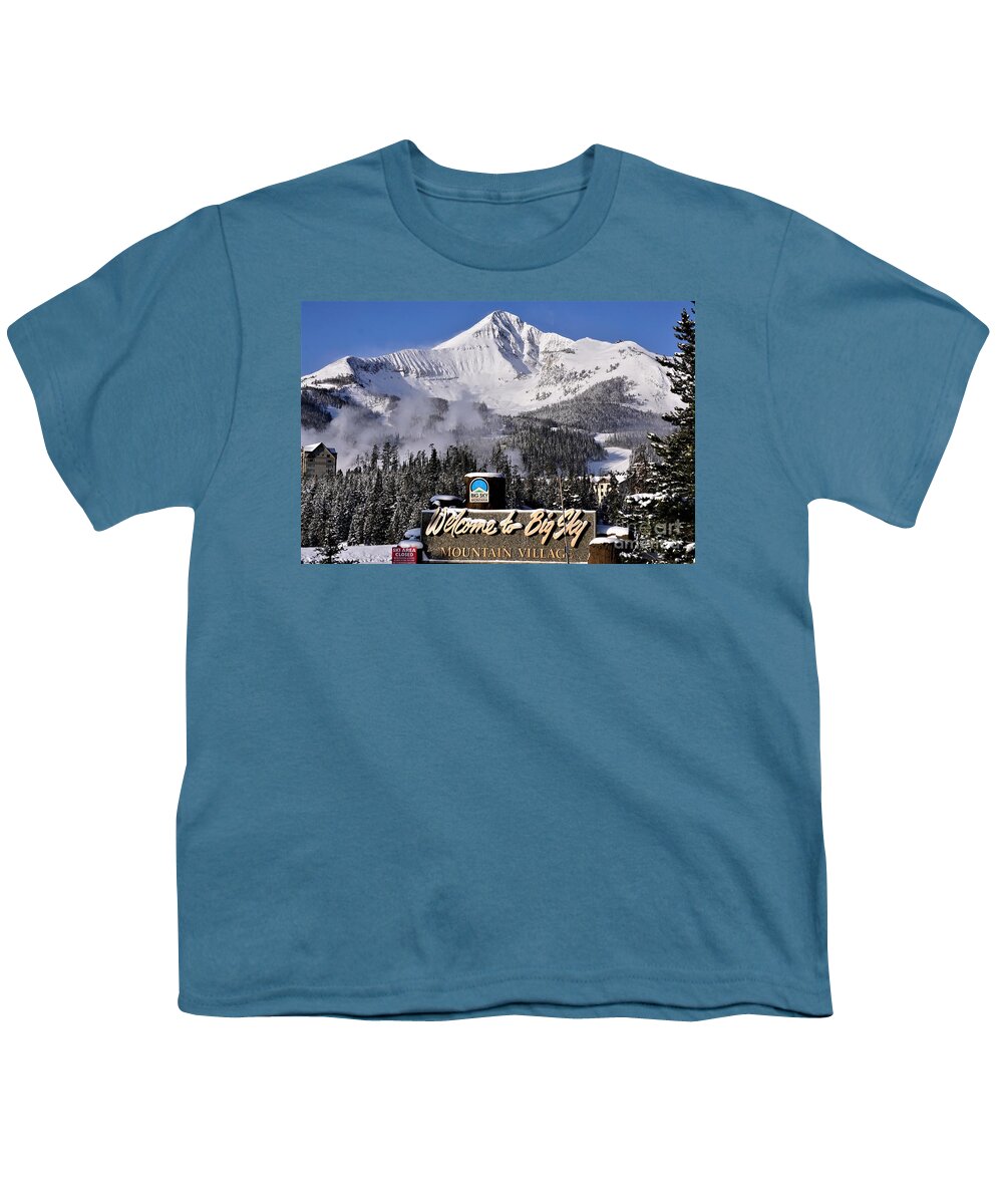 Big Sky Youth T-Shirt featuring the photograph Big Sky by Merle Grenz