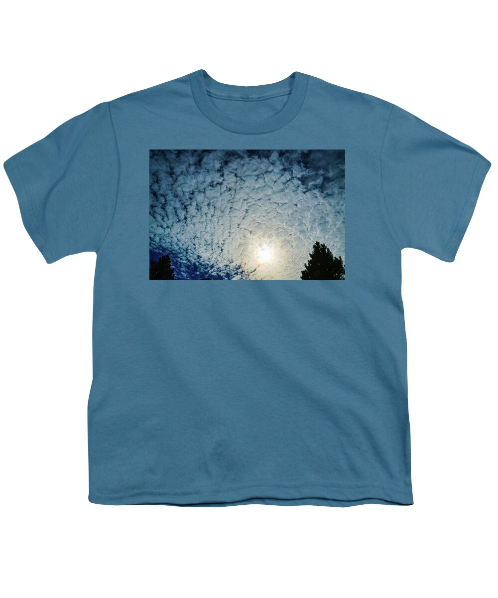 Colorado Youth T-Shirt featuring the photograph Colorado Stratocumulus Sky by James BO Insogna