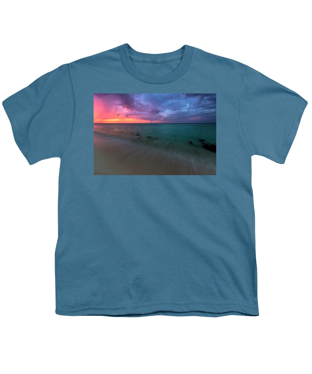 John Velocci Youth T-Shirt featuring the photograph Cuba Beach 2 by John Velocci