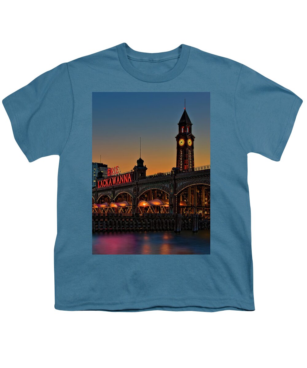 Erie Lackawanna Terminal Youth T-Shirt featuring the photograph Erie Lackawanna V by Susan Candelario