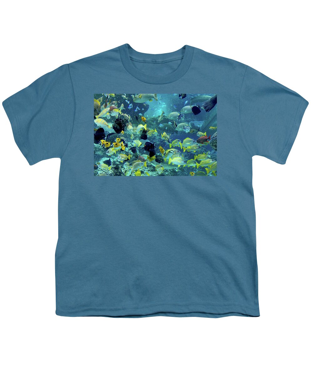 Okinawa Youth T-Shirt featuring the photograph Feeding Time by Eric Hafner