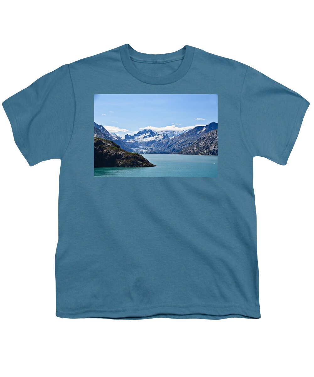 Glacier Bay National Park Youth T-Shirt featuring the photograph Glacier Bay National Park, Alaska-15 by Alex Vishnevsky
