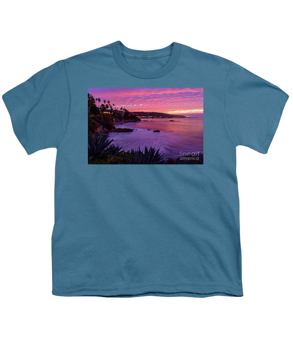 Heisler Youth T-Shirt featuring the photograph Heisler Park Sunrise by Eddie Yerkish
