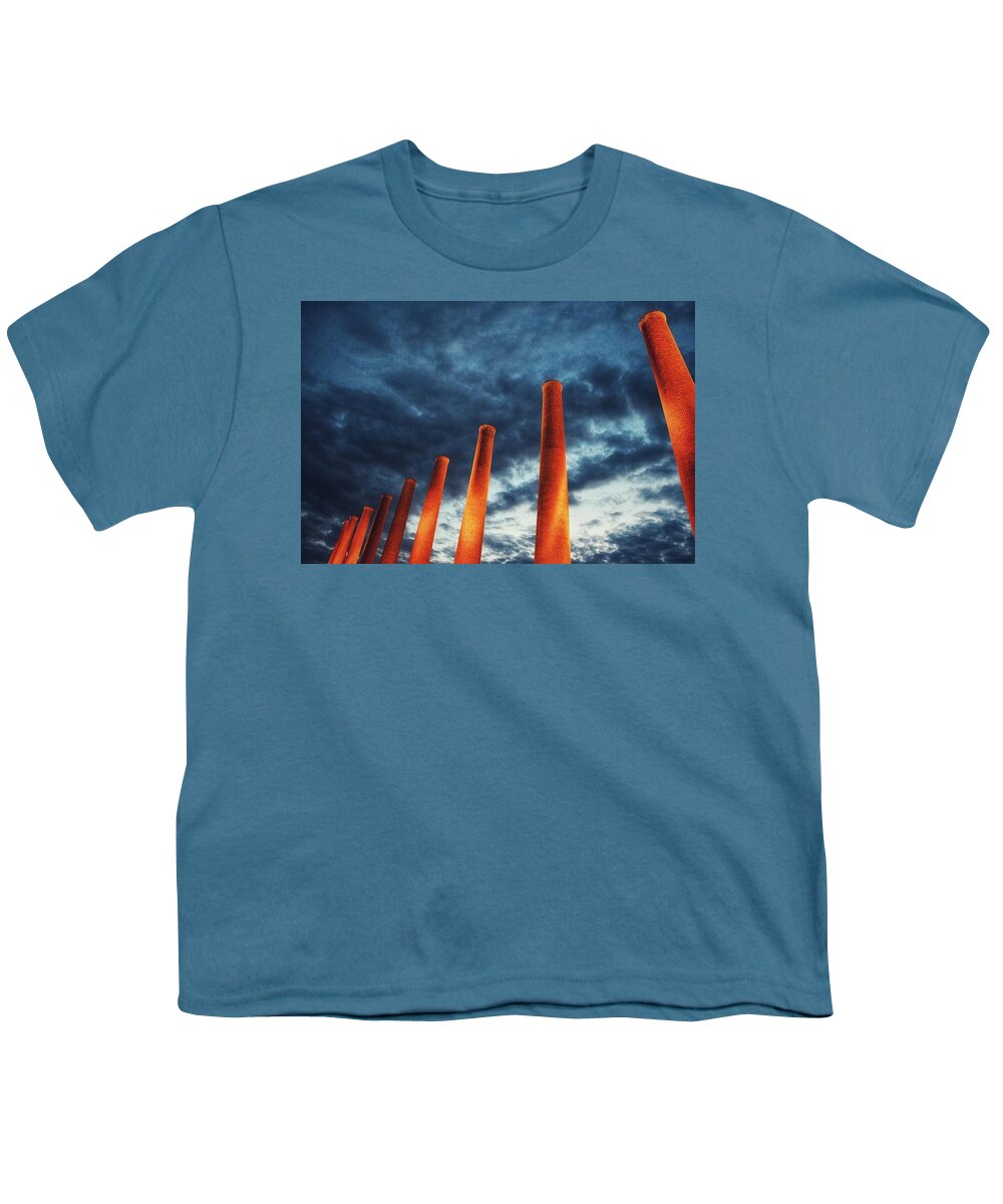 Photo Youth T-Shirt featuring the photograph Homestead Stacks 3 by Evan Foster