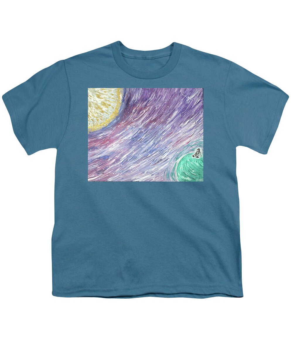 Abstract Youth T-Shirt featuring the painting Inversion by Christina Knight