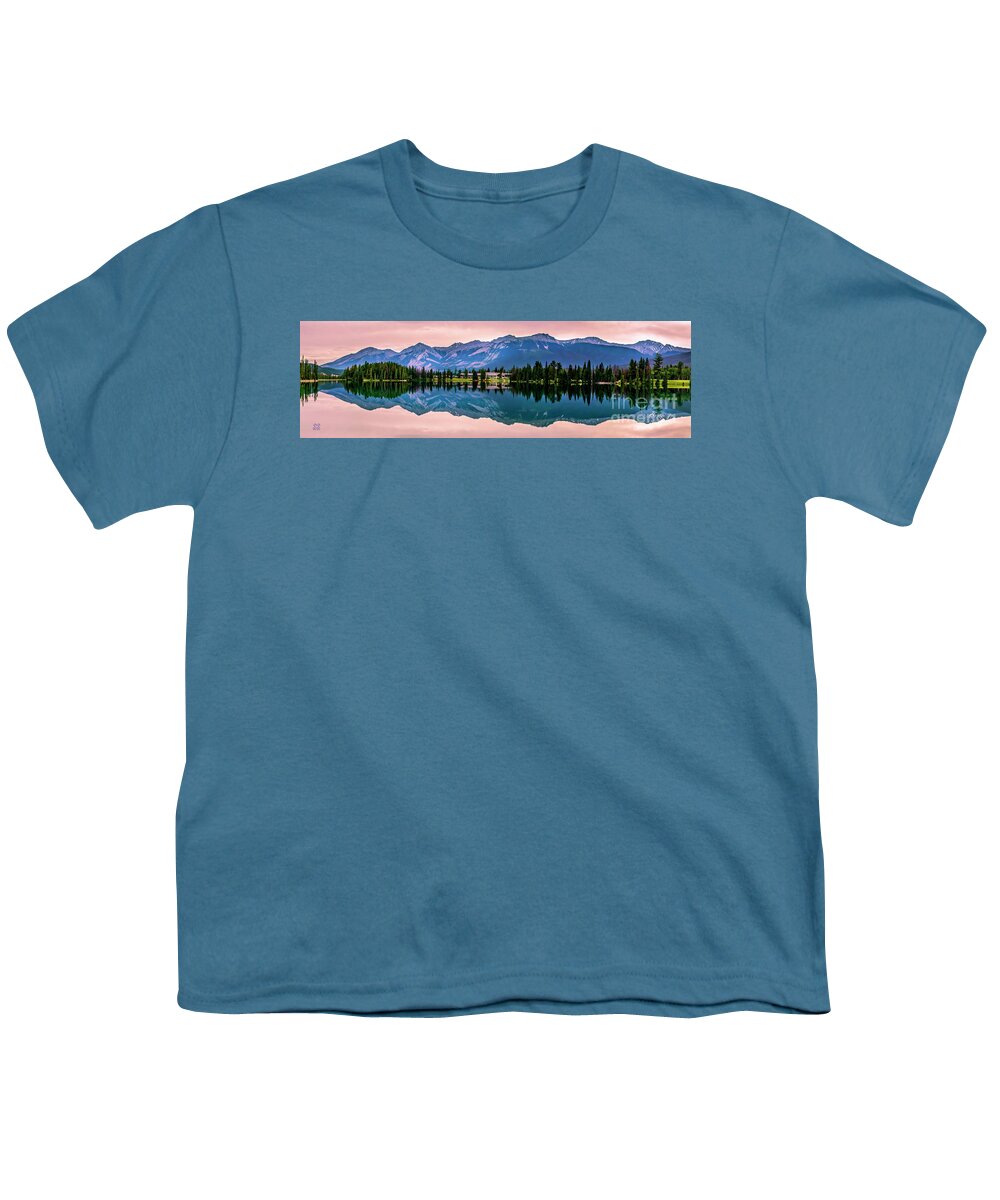 Jasper Park Lodge Youth T-Shirt featuring the photograph Jasper Park Lodge by Darcy Dietrich