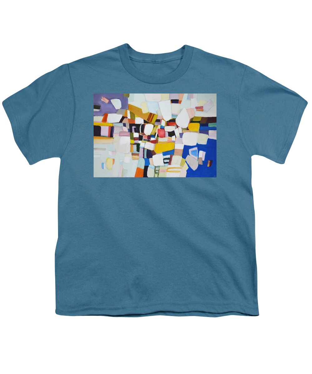 Abstraction Youth T-Shirt featuring the painting 	Journey. by Iryna Kastsova