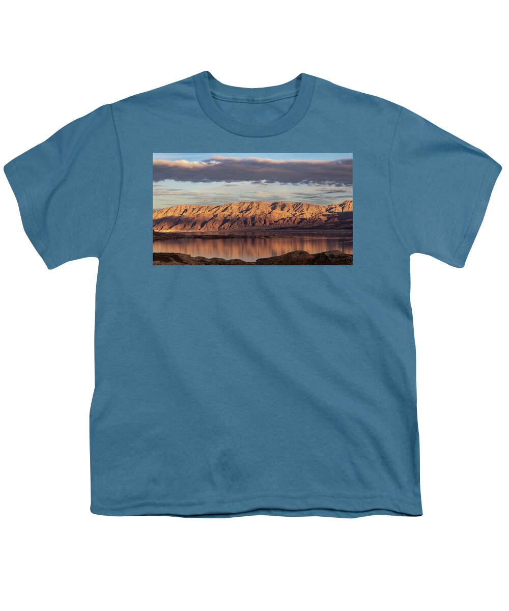 Nevada Youth T-Shirt featuring the photograph Las Vegas Bay Reflection by James Marvin Phelps