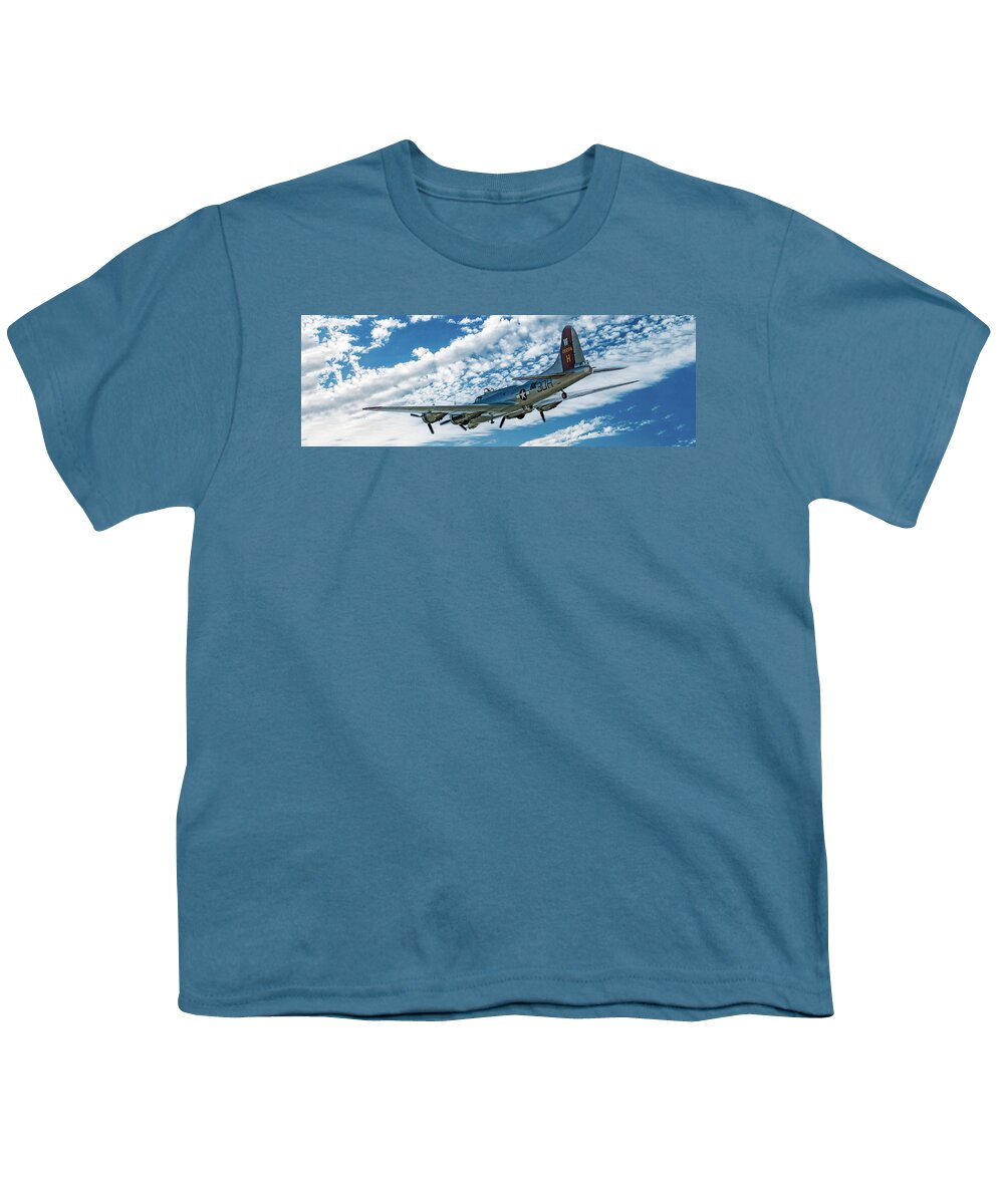 Ww2 Youth T-Shirt featuring the photograph Left Rudder by Chris Smith