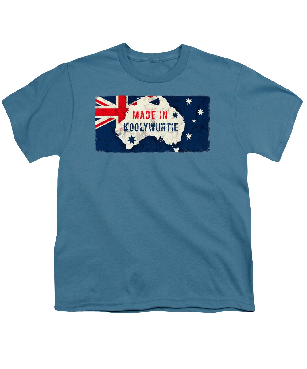 Koolywurtie Youth T-Shirt featuring the digital art Made in Koolywurtie, Australia by TintoDesigns