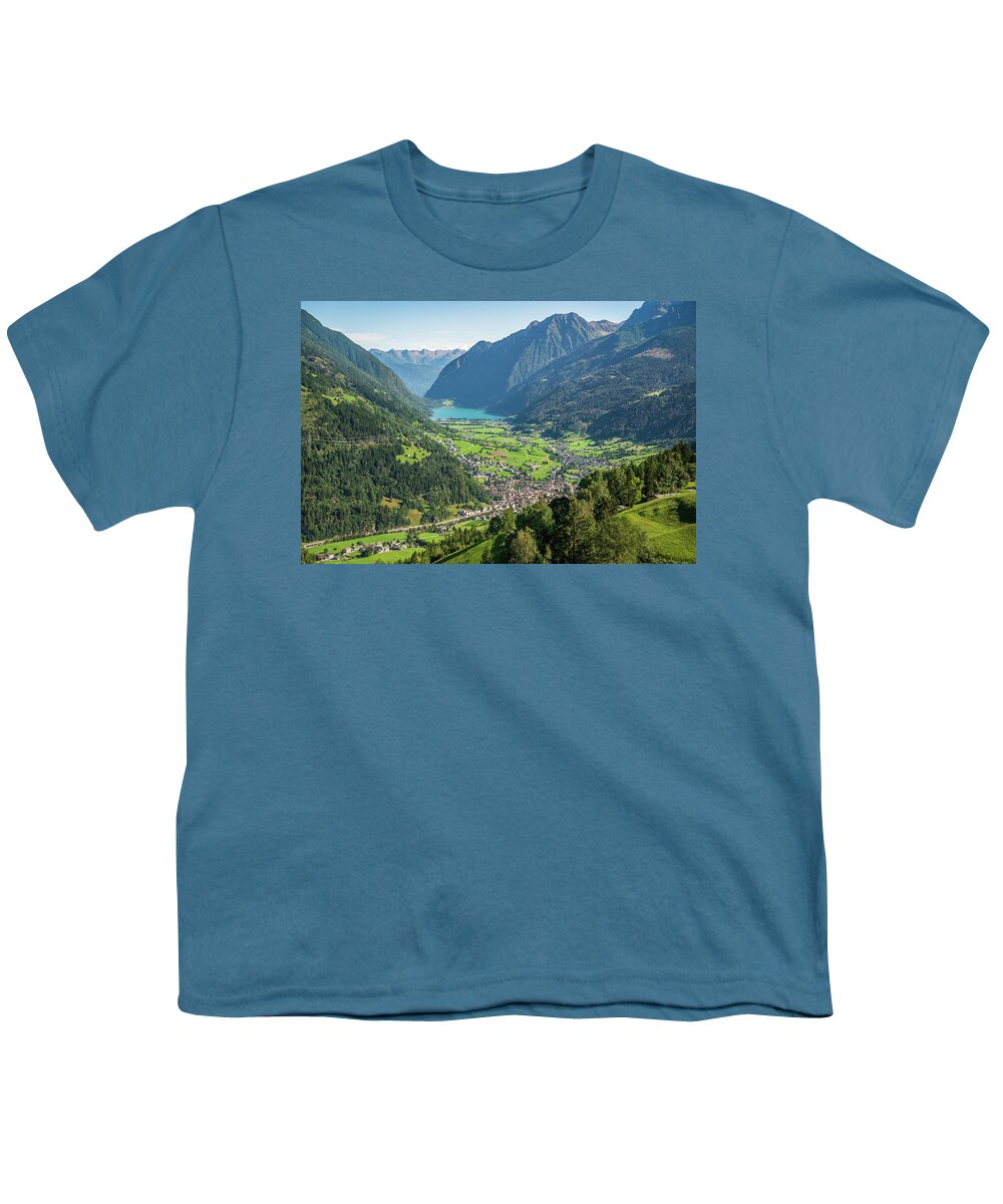  Youth T-Shirt featuring the photograph Mountain village by Robert Miller