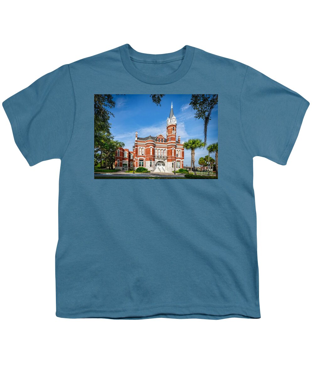 Landscapes Youth T-Shirt featuring the photograph Old City Hall by DB Hayes