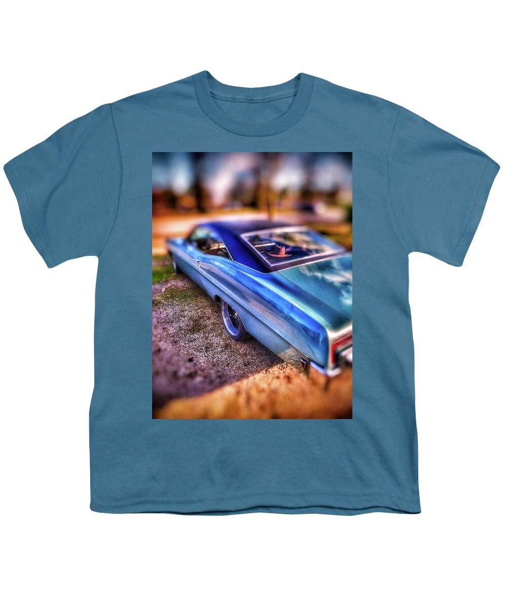 American Youth T-Shirt featuring the photograph Pontiac American Muscle Automobile by Vintage Collectables