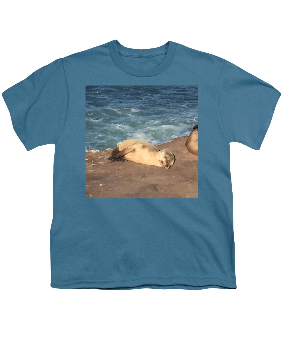Seal Youth T-Shirt featuring the photograph Pure Contentment by Lisa White