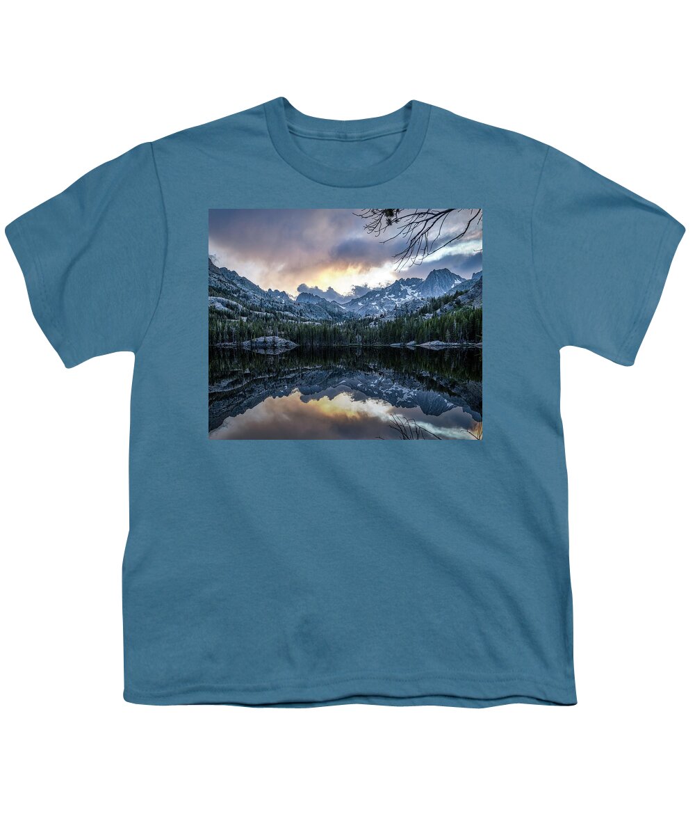 Landscape Youth T-Shirt featuring the photograph Shadow Lake Reflections by Romeo Victor