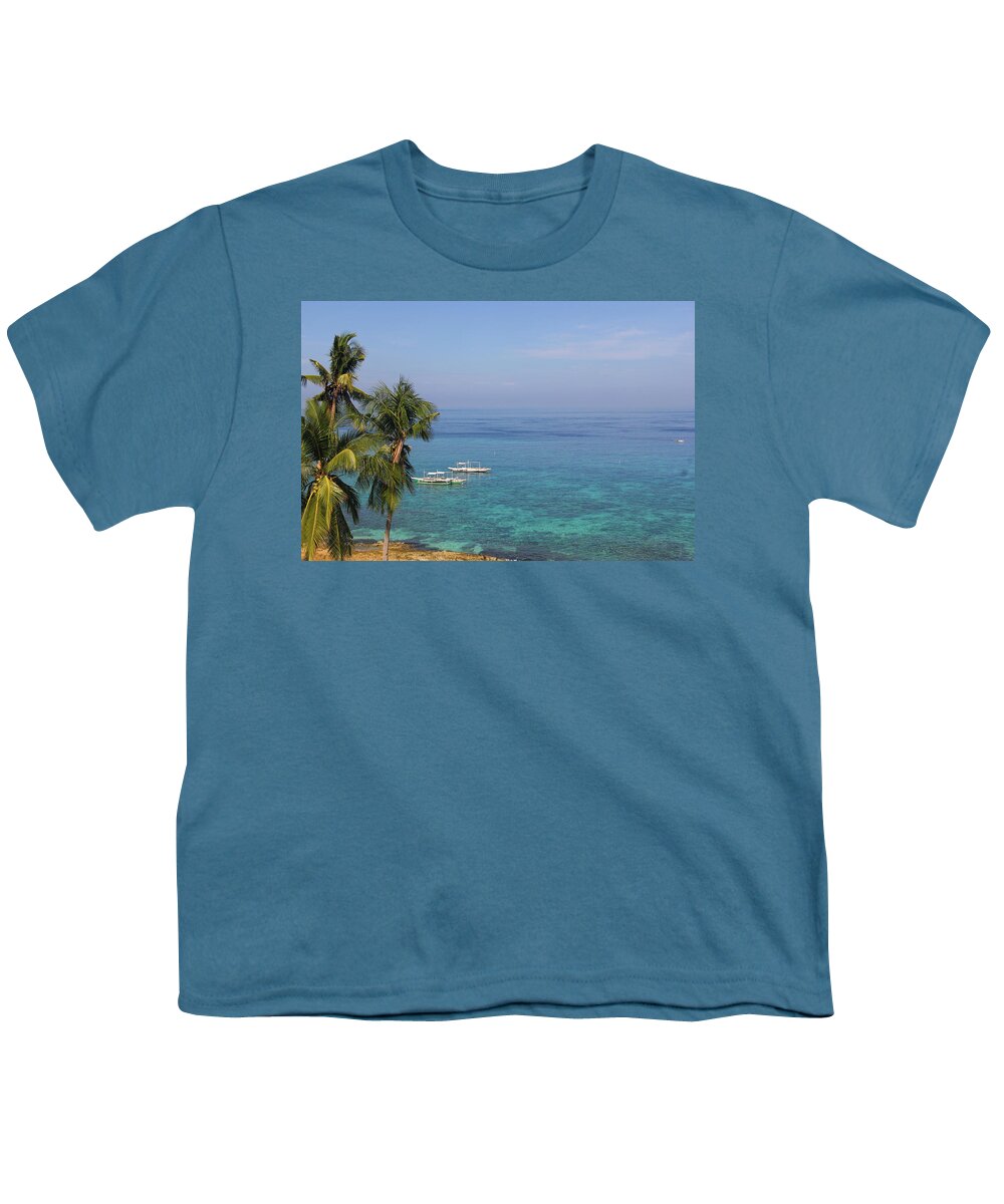 Philippines Youth T-Shirt featuring the photograph Turquoise balm by Josu Ozkaritz
