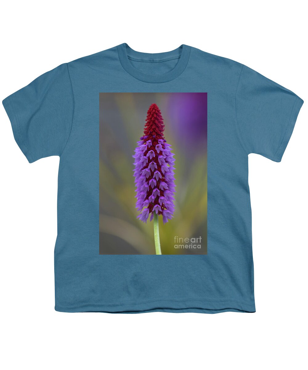 Vial's Primrose Youth T-Shirt featuring the photograph Vial's Primrose by Nancy Gleason