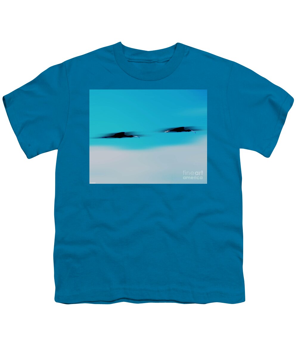 Fly Youth T-Shirt featuring the digital art FlyBy by Lizi Beard-Ward